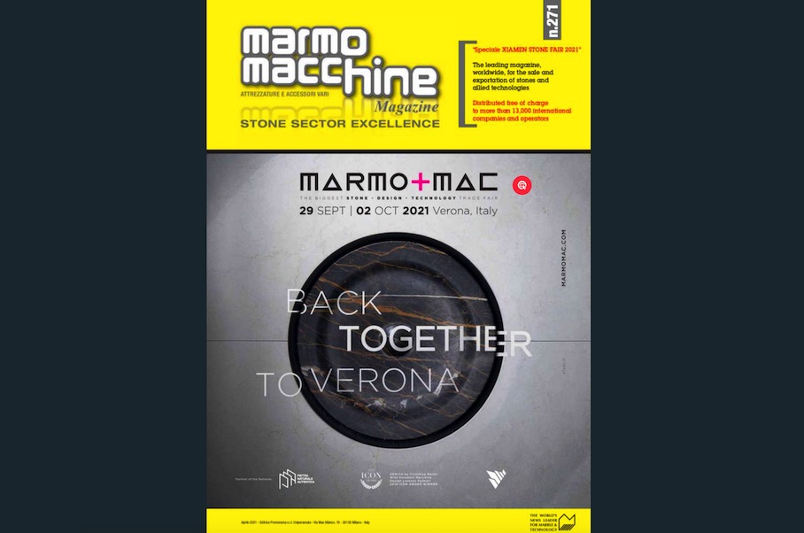 Italian Marmomacchine magazine (#271) reports about how to use the diamond wire an a safe way