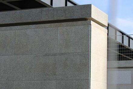 A Mies' Corner outside the Neue Nationalgalerie.