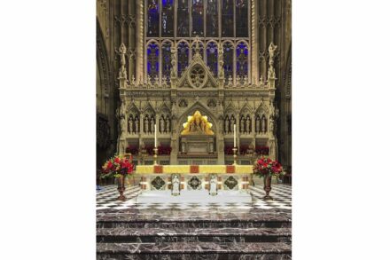 The 2020 Grande Pinnacle Award went to to Rugo Stone for their work on the Trinity Church Wall Street in New York City.