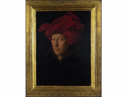 Jan van Eyck: „Mann mit rotem Turban“. Quelle: National Gallery / <a href="https://commons.wikimedia.org/"target="_blank">Wikimedia Commons</a>, <a href=" https://en.wikipedia.org/wiki/Creative_Commons_license"target="_blank">Creative Commons License</a>