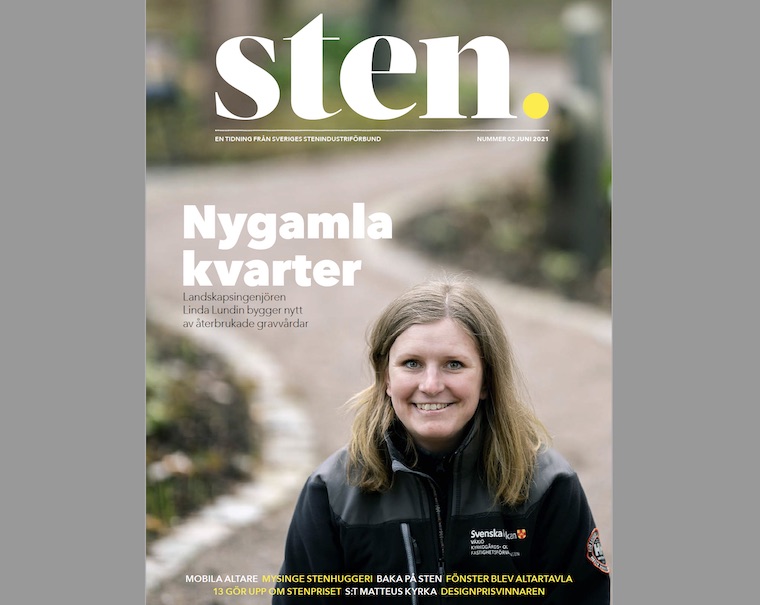 “Sten“ magazine (2/2021 )presents the nominations for the Swedish Natural Stone Award 2021