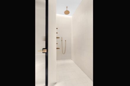 CID awards 2021, design category: Residential Stone Design: Brooklyn Townhouse Renovation, MHLI, Brooklyn, NY.