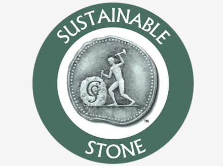 The logo of the Natural Stone Sustainability Standard Certification.