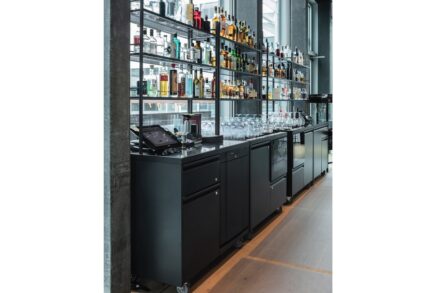The Iris Bar in the new Hyatt Regency at Zurich Airport.