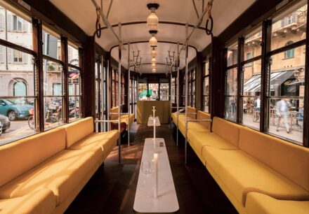 Michele Perlini: Wagen der Straßenbahn K35.