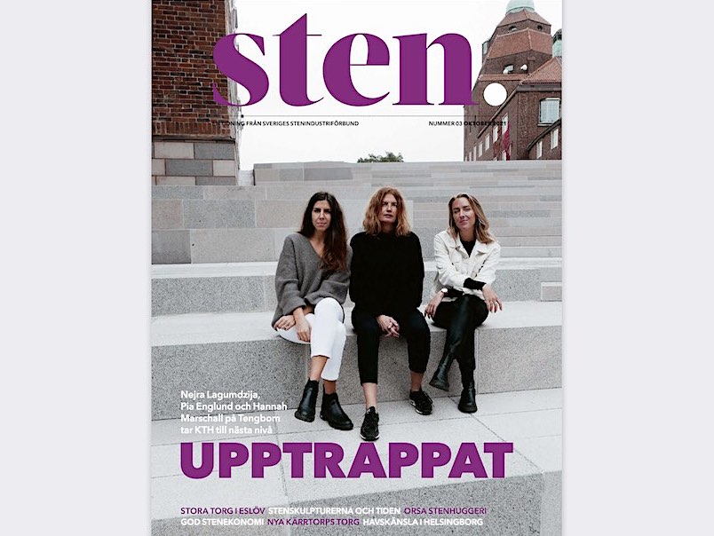 Swedish magazine “Sten“ reports in its issue of October 2021  about the sculptor and writer Petter Eklund (Swedish)