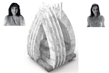 Ezgi Deringöl (left), Irem Ezgi Türkdoğan, Laodikeia. company: table lamp “Lotus“.