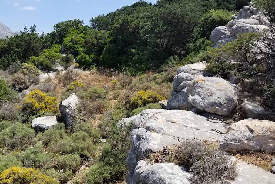 The South of Greek Naxos island also was an important area for marble quarrying in antiquity