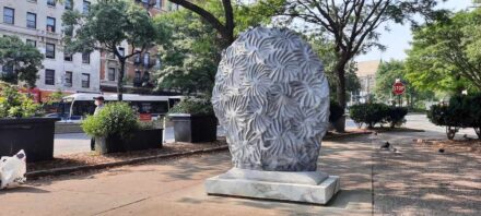Bloom 8 “The Gifting Angel,” Broadway & 157th Street (Ilka Tanya Payán Park).