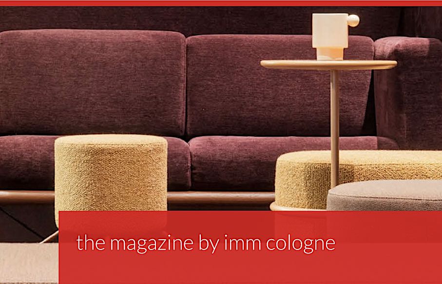 Casual luxury: The new interior trend creates a cosy atmosphere with heavy fabrics, black furniture and dark colours, IMM Cologne trade fair’s magazine knows