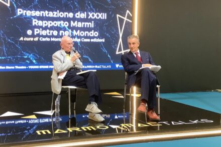 Dr. Carlo Montani (links), neben ihm Daniele Canali, Verlagschef von Alus Casa di Edizioni.