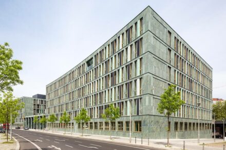 Dorfergrün at the facade of the German Federal Ministry of Education and Research, Berlin.