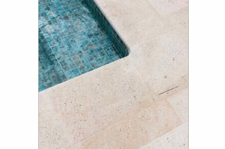 White limestone Marina Rosal from Rosal Stones company.