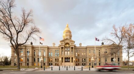 Grande Pinnacle Award: Wyoming State Capitol Restoration. Company: Wiss, Janney, Elstner Associates, Northbrook, IL.