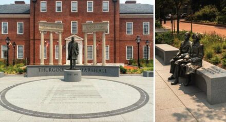 Public Landscapes/Parks/Memorials: Reconstruction for Lawyers’ Mall, Annapolis, MD. Company: Rugo Stone, Lorton, VA.