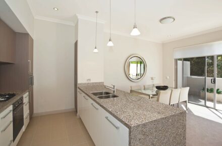 Silvestre GT, a grey granite with a feeling of warmth, from Levantina.