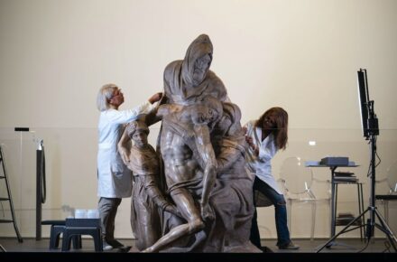 Restaurierung von Michelangelos unvollendetem Meisterwerk Pietà Bandini.