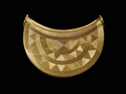 Bronze Age sun pendant, 1000–800BC. Photo: The Trustees of the British Museum