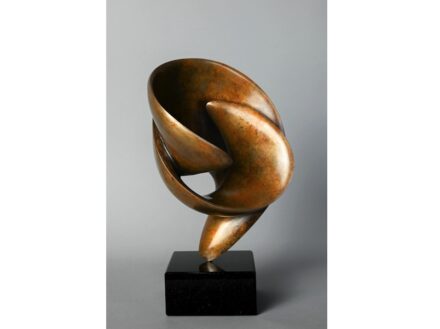 Jan van der Laan: „Vita“. Bronze. H 29 x B 16 x T 14 cm (mit Sockel).