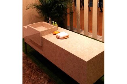 Marble (limestone) Báltico from Spanish Levantina company.