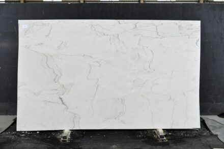 Calacatta Lux quartzite from Vitoria Stone company.