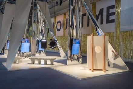 Halle 10 auf der Marmomac 2021.