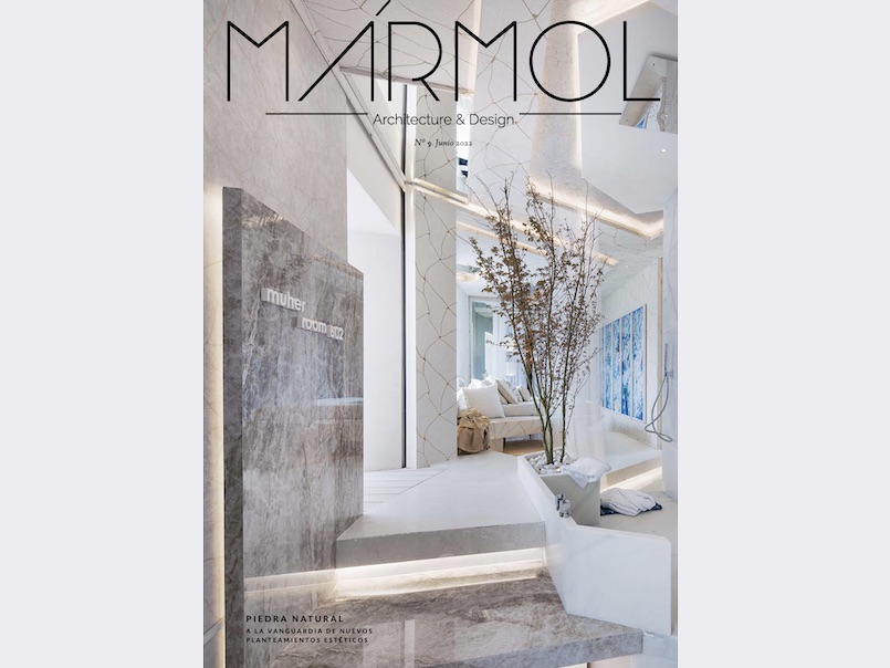 “Natural stone as a vanguard in new approaches to design,” is one of the topics in Macael association’s magazine “Marmól“ (June 2022, Spanish)