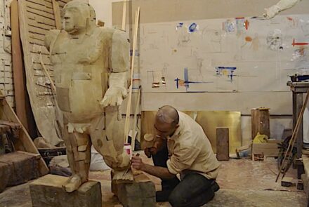 Saied Ahmadi bei der Arbeit.