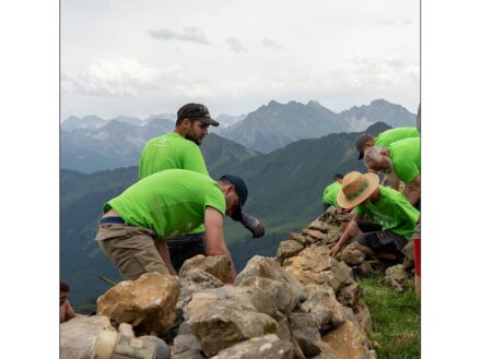 The apprentices at work.
