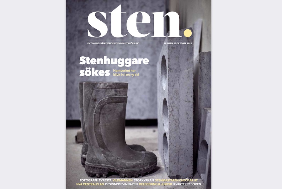Swedish magazine „Sten“ (3/2022) reports on the fire at the Vildmannen building in Stockhom’s city and the restoration of the historic stone façade