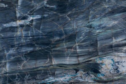 Brazilian quartzite Infinity Blue from Vitoria Stone company.