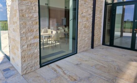 Marble Polish Crema from Marmur-Plytki company.