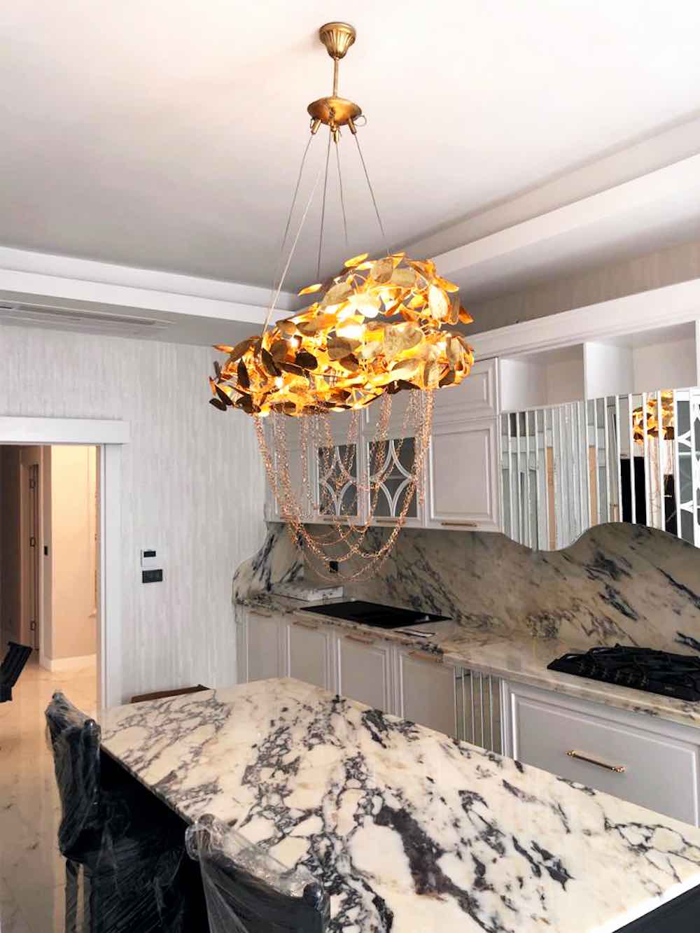 Afyon Calacatta Marble from Efesus Stone company.