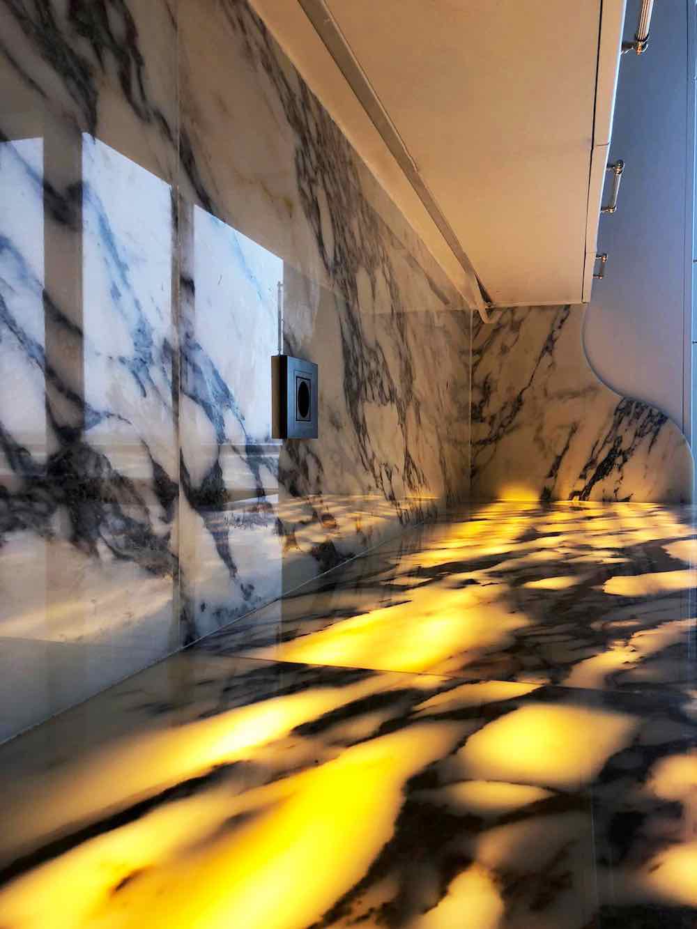 Afyon Calacatta Marble from Efesus Stone company.