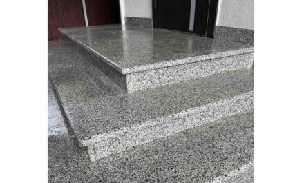 Gray Ukraine granite from TD Kometa company.
