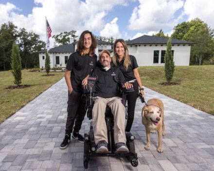 Romulo “Romy” Camargo and his family.