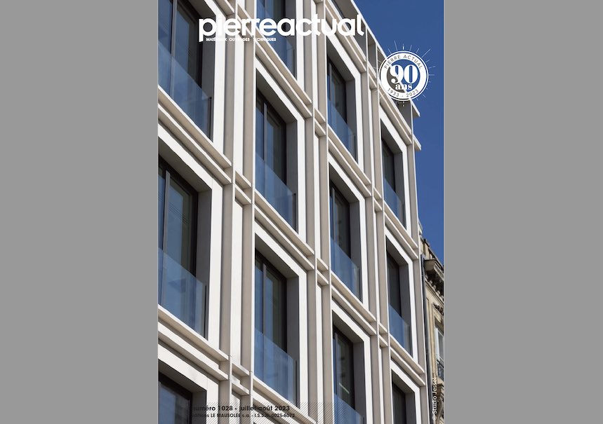 Solid construction with stone: almost 1,900 m3 of French natural stone were used in the Échoppes Bastide residential complex in Bordeaux (Pierre Actual #1028)