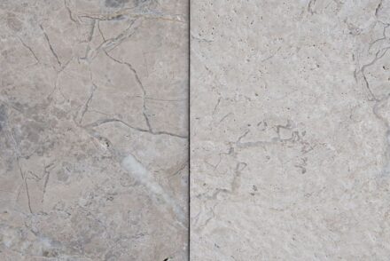 Limestone Abadía Rosal, brushed.