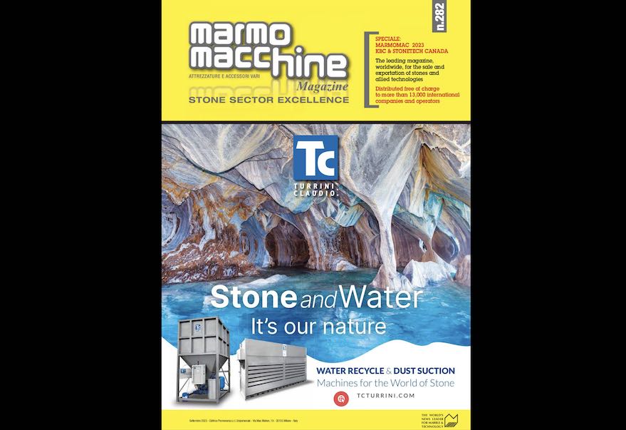 Marmomacchine magazine (#282) tells the story of the marble NORWEGIAN ROSE from the Fauske quarry, a natural stone that is becoming popular again
