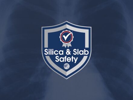 The logo of the Silica & Slab Safety Certificate.
