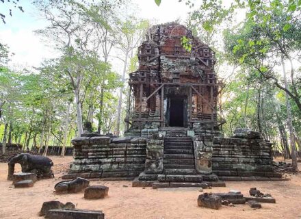 Neu in der Liste des Welterbes ist die archäologische Stätte von Koh Ker in Kambodscha, ein städtisches Ensemble mit zahlreichen Tempeln und Heiligtümern sowie Skulpturen, Inschriften, Wandmalereien und archäologischen Überresten. Foto: Nationale Behörde für Preah Vihear (NAPV) / Unesco