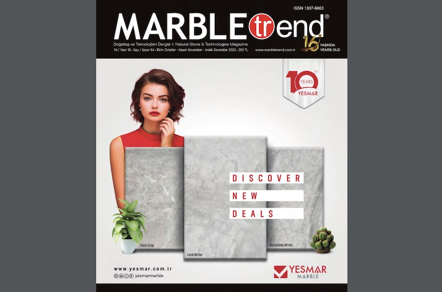 For 2023, Turkish Marble Trend magazine (#64) reports of -7.6% in the country’s stone exports (in value) compared to the previous year, yet increased yields per ton