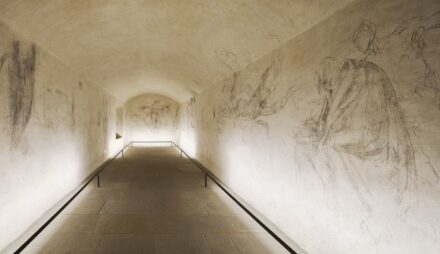 Michelangelo‘s secret room at the Museum of the Medici Chapels in Florence.