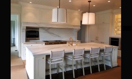 Calacatta Lincoln® white marble.