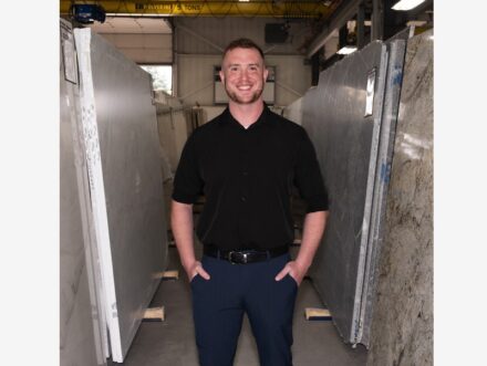 Robert McCoy, inside sales for Dwyer Marble & Stone.