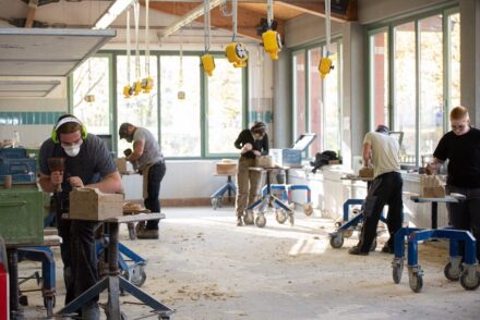 Während des Wettbewerbs der German Craft Skills. Foto: bbw/Franziska Böttcher