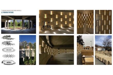 Urban planning category: „Parking Paysage“. Architect Elisabeth Polzella.