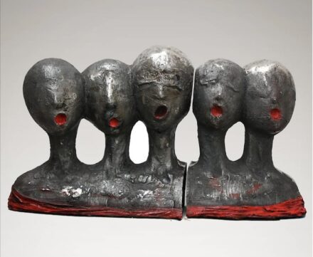 Olena Dodatko: “The Choir,“ cast iron.