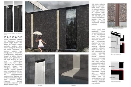 Student category, Jury Incentive Award: “Cascade“ by Ufuk Pehlivan (Yildiz Technical University, Architecture) .