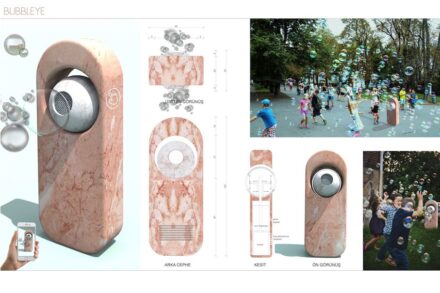 Professional category, 2nd prize: “Bubbleye“ by Meliha Yüksel (Izmir Institute of Technology, Architecture), Serdar Desiz (Izmir Institute of Technology, City and Regional Planning).